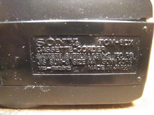 Cassette Corder TCM-6DX; Sony Corporation; (ID = 2039998) R-Player