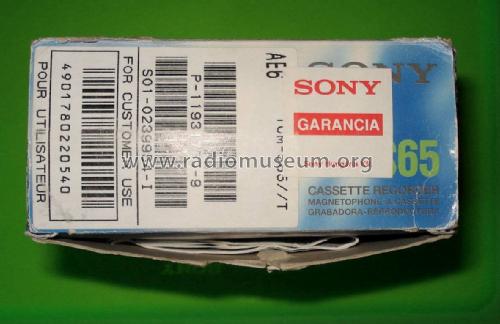 Cassette Recorder TCM-S65; Sony Corporation; (ID = 1869437) Sonido-V