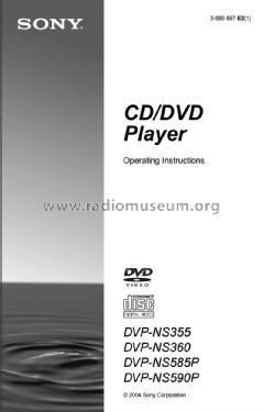 CD/DVD Player DVP-NS585P; Sony Corporation; (ID = 1928763) Ton-Bild