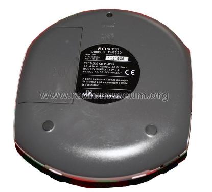 CD Walkman D-E330; Sony Corporation; (ID = 2055895) Ton-Bild