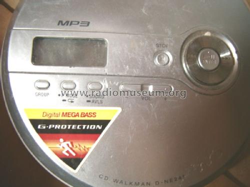 CD Walkman D-NE241; Sony Corporation; (ID = 1600896) Ton-Bild