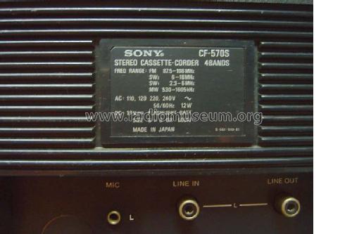 CF-570S; Sony Corporation; (ID = 957215) Radio