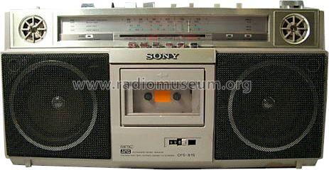 FM/MW/SW1/SW2 Stereo Cassette-Corder CFS-81S; Sony Corporation; (ID = 659691) Radio