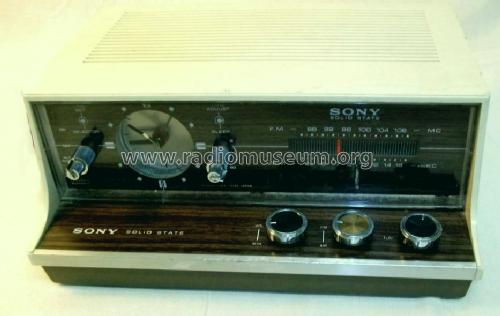 9 Transistor 2 Band Clock Radio 8FC-58W; Sony Corporation; (ID = 1411859) Radio