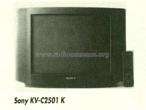 Colour Television KV-C2501K; Sony Corporation; (ID = 1212766) Television