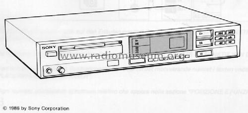 Compact Disc Player CDP-55; Sony Corporation; (ID = 670197) R-Player