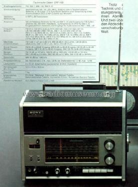 CRF-160; Sony Corporation; (ID = 495981) Radio