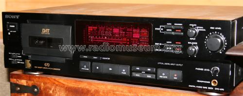 Digital Audio Tape Deck DTC-670; Sony Corporation; (ID = 783059) Enrég.-R