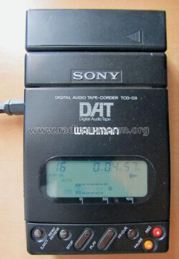 DAT Walkman TCD-D3; Sony Corporation; (ID = 1861565) Sonido-V