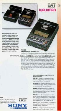DAT Walkman TCD-D3; Sony Corporation; (ID = 428211) Sonido-V