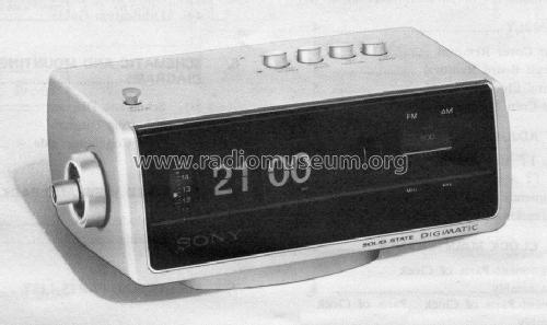 FM/AM Digital Clock Radio / Solid State Digimatic 8FC-100E; Sony Corporation; (ID = 1275716) Radio
