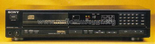 Digital Compact Disc Player CDP-710; Sony Corporation; (ID = 1313143) Reg-Riprod