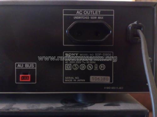 Digital Surround Processor SDP-D905; Sony Corporation; (ID = 1671664) Ampl/Mixer