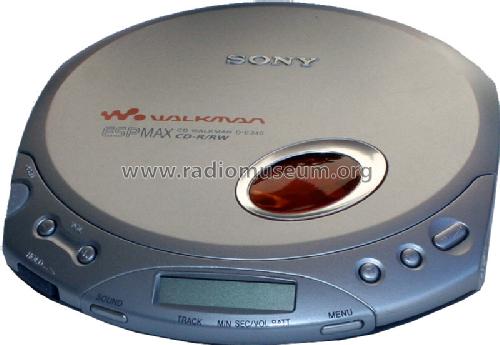 CD Walkman D-E340; Sony Corporation; (ID = 1723353) R-Player