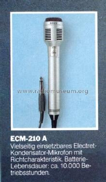 Electret Condenser Microphone ECM-210 A; Sony Corporation; (ID = 495804) Micrófono/PU