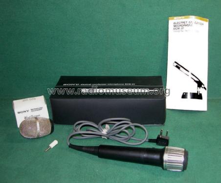 Electret Condenser Microphone ECM-200S; Sony Corporation; (ID = 1892014) Microphone/PU