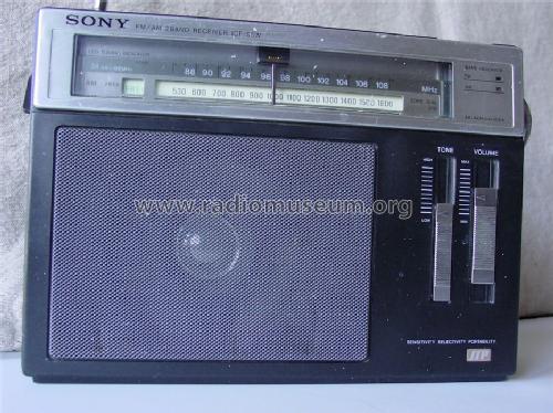 FM/AM 2Band Receiver ICF-S5W; Sony Corporation; (ID = 1473360) Radio