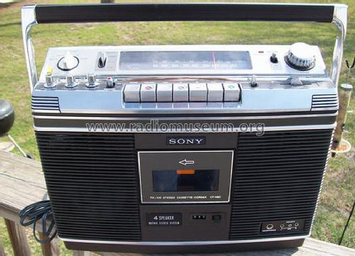 Fm Am Stereo Cassette Corder Cf 580 Radio Sony Corporation