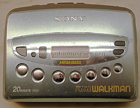 FM/AM Walkman Radio Cassette Player WM-FX473; Sony Corporation; (ID = 1310922) Radio