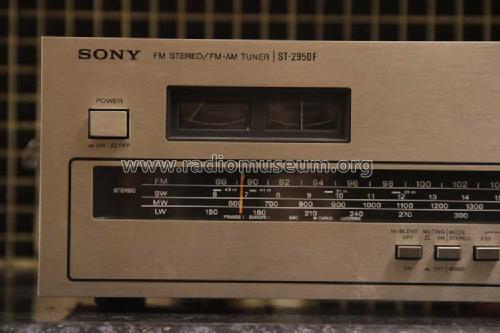 FM Stereo / FM-AM Tuner ST-2950F; Sony Corporation; (ID = 1558563) Radio