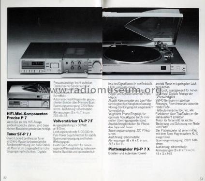 FM Stereo Tuner ST-P7J; Sony Corporation; (ID = 1803824) Radio