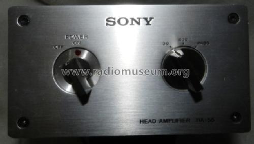 Head Amplifier HA-55; Sony Corporation; (ID = 1423125) Ampl/Mixer