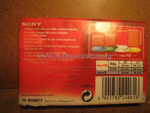 Hi8 - 8mm Video Cassette ; Sony Corporation; (ID = 1956682) Misc