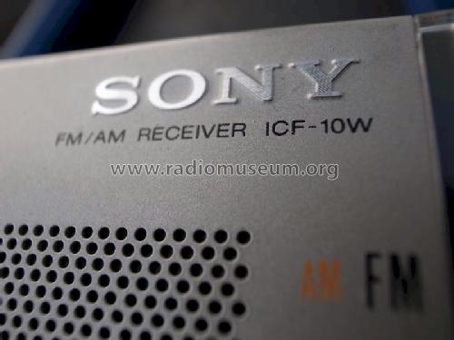 FM/AM 2-Band Receiver ICF-10W; Sony Corporation; (ID = 1341508) Radio