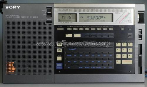 PLL Synthesized Receiver ICF-2001D Radio Sony Corporation