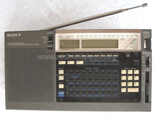 PLL Synthesized Receiver ICF-2001D Radio Sony Corporation;