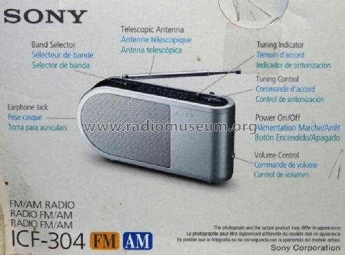 ICF-304; Sony Corporation; (ID = 697318) Radio