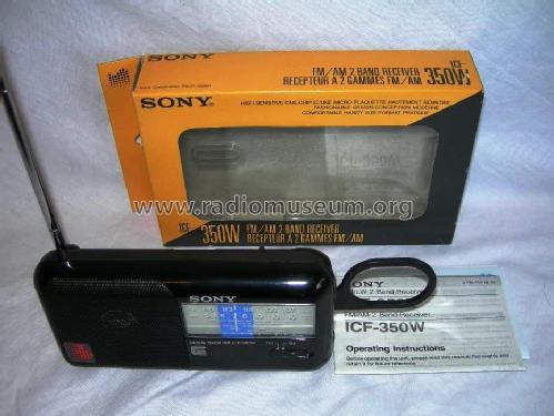 ICF-350W; Sony Corporation; (ID = 210106) Radio