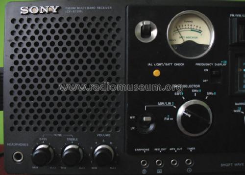 FM/SW/MW/LW Multi Band Receiver ICF-6700L; Sony Corporation; (ID = 661685) Radio