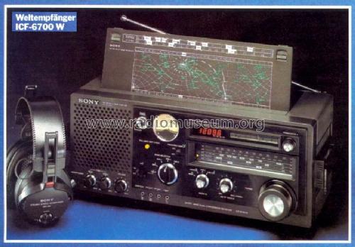 ICF-6700W; Sony Corporation; (ID = 495835) Radio