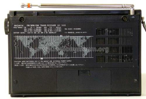 ICF-7600; Sony Corporation; (ID = 113553) Radio