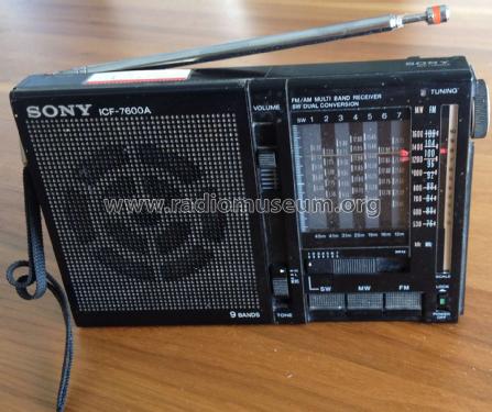 ICF-7600A Radio Sony Corporation; Tokyo, build 1983, 36 pictures 