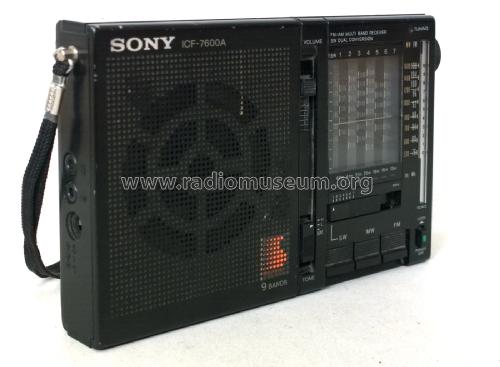 ICF-7600A Radio Sony Corporation; Tokyo, build 1983, 36 pictures 