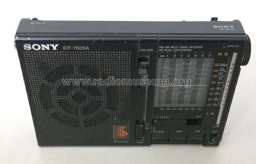 ICF-7600A; Sony Corporation; (ID = 1931844) Radio