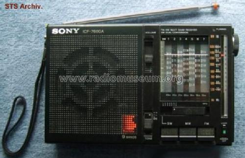 ICF-7600A; Sony Corporation; (ID = 699261) Radio