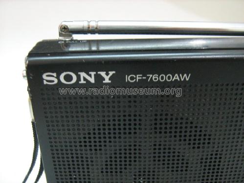 FM/AM Multiband Receiver ICF-7600AW; Sony Corporation; (ID = 1600460) Radio