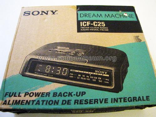 ICF-C25W; Sony Corporation; (ID = 1637263) Radio