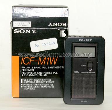 ICF-M1W; Sony Corporation; (ID = 477126) Radio