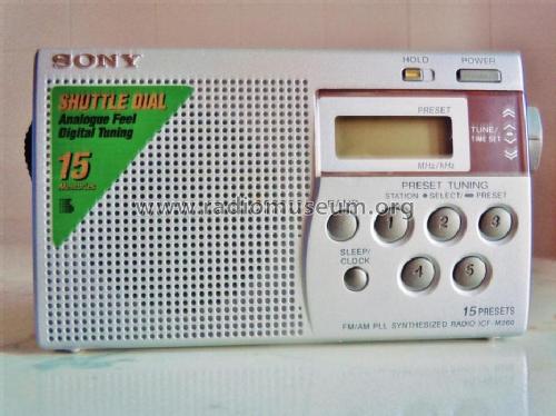 FM/AM PLL Synthesized Radio ICF-M260; Sony Corporation; (ID = 1107297) Radio