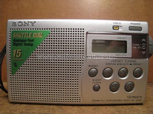 FM/AM PLL Synthesized Radio ICF-M260; Sony Corporation; (ID = 2006999) Radio