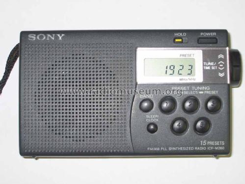 Sony ICFM260S Radio Portátil