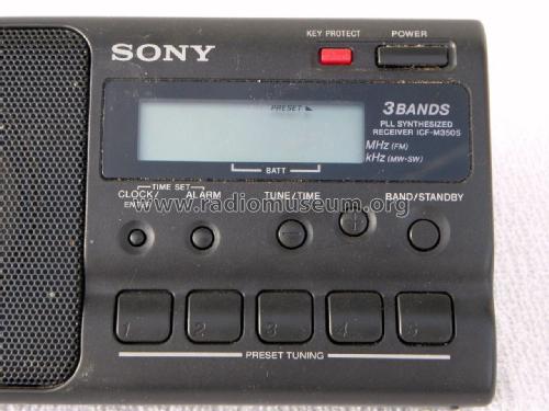 ICF-M350S/BM; Sony Corporation; (ID = 1994912) Radio