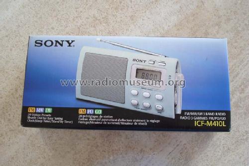 ICF-M410L; Sony Corporation; (ID = 1294928) Radio