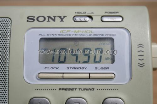 ICF-M410L; Sony Corporation; (ID = 1650999) Radio