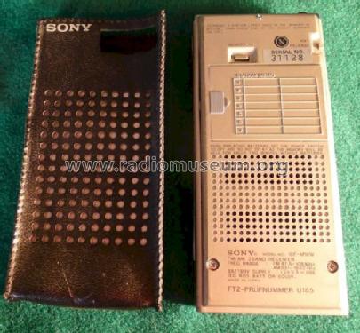 FM/AM 2 Band Receiver ICF-M10W; Sony Corporation; (ID = 1319459) Radio