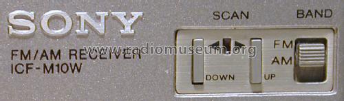 FM/AM 2 Band Receiver ICF-M10W; Sony Corporation; (ID = 1491084) Radio